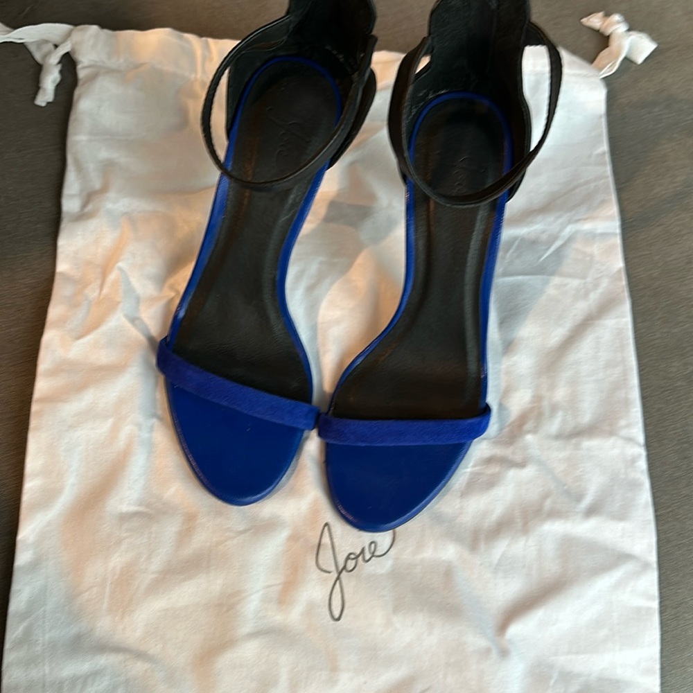 New Black and blue heels